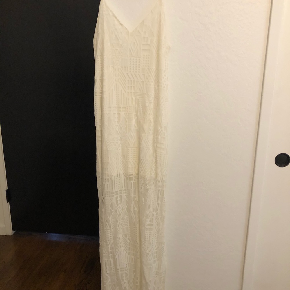 Off white maxi dress